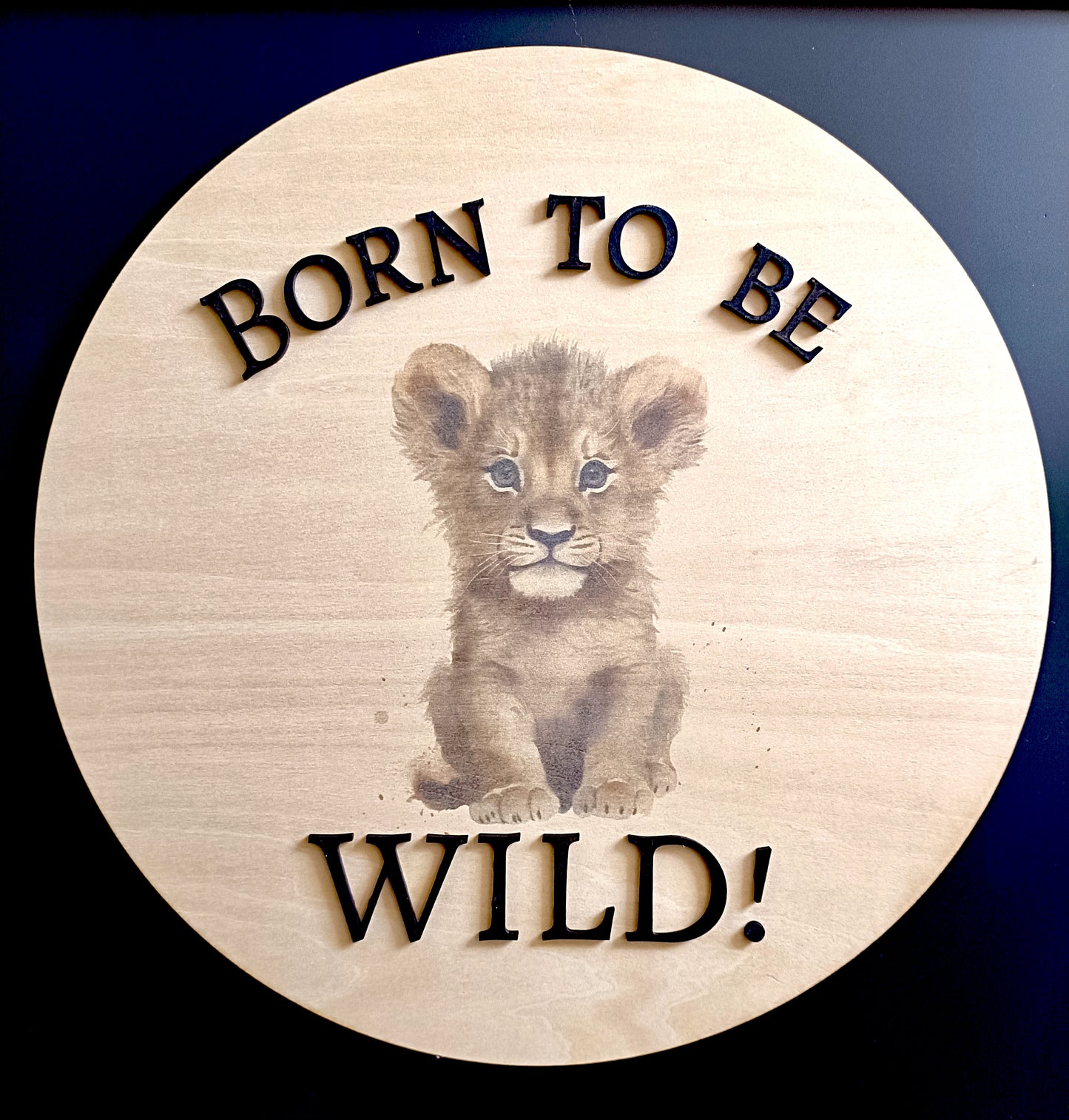 Born to be wild plaque