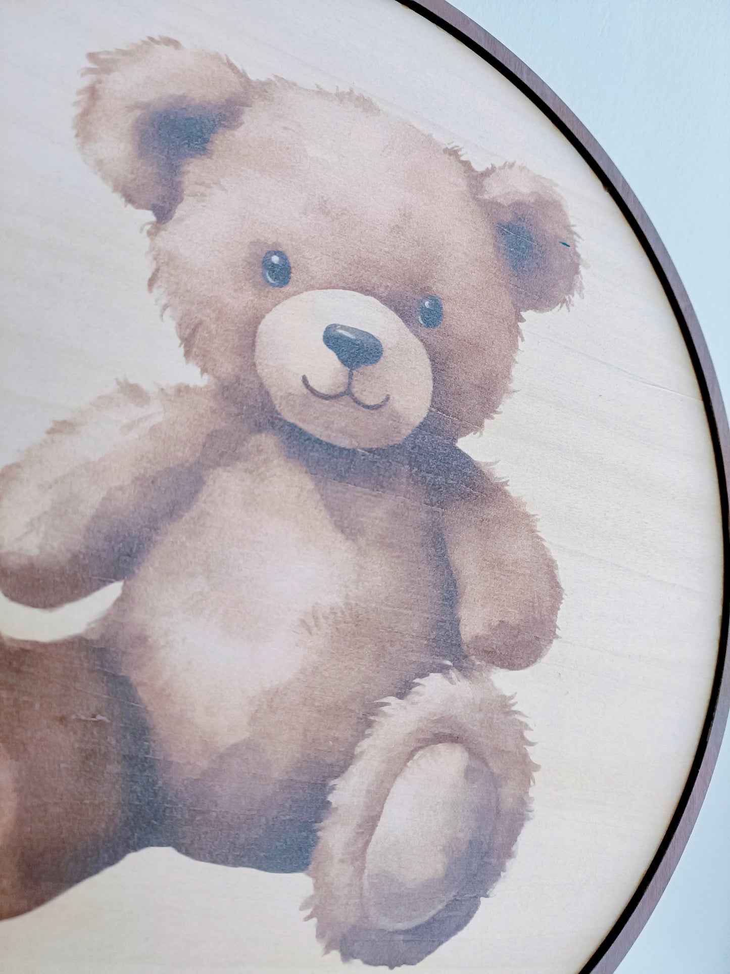 Teddy bear wall plaque