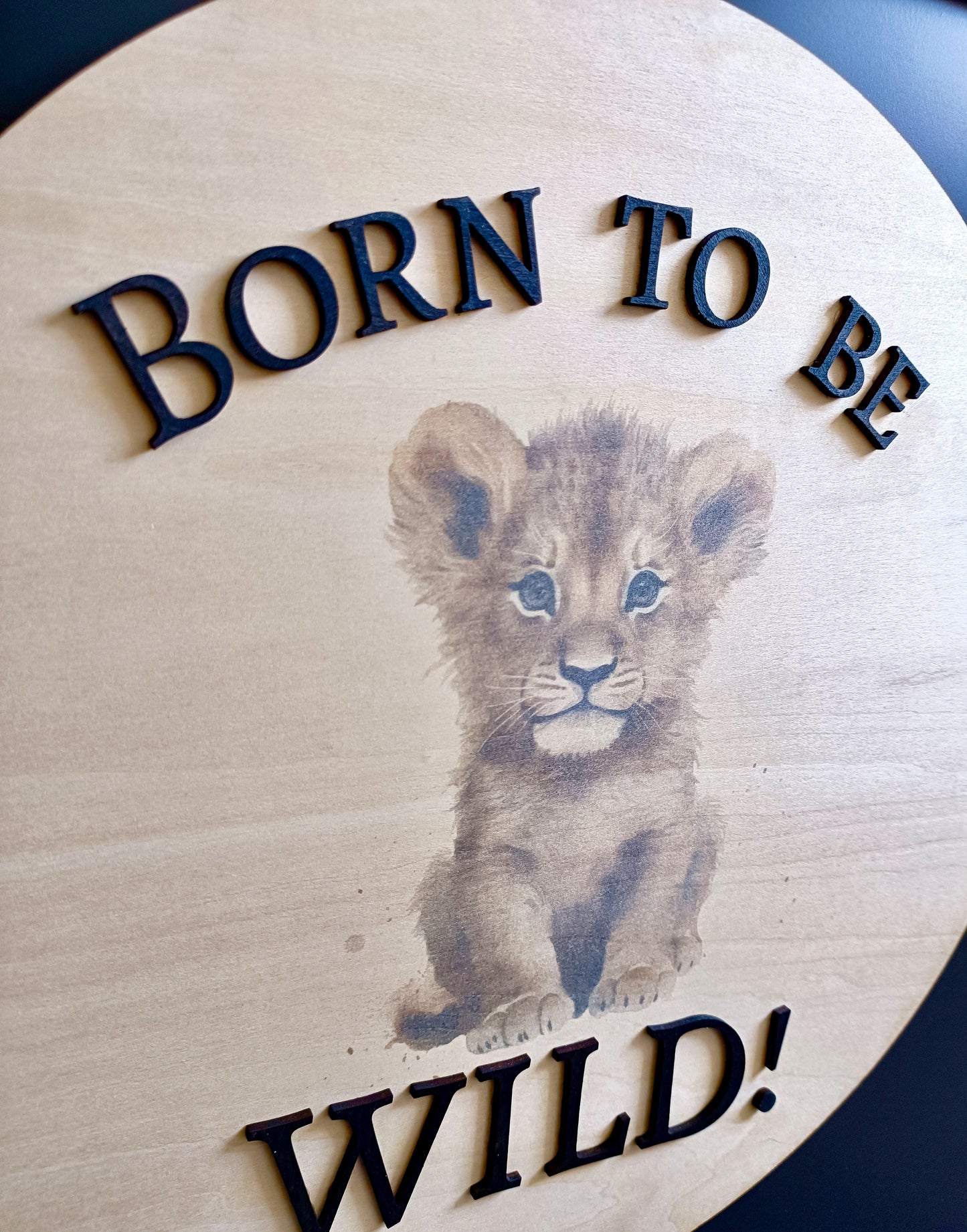 Born to be wild plaque