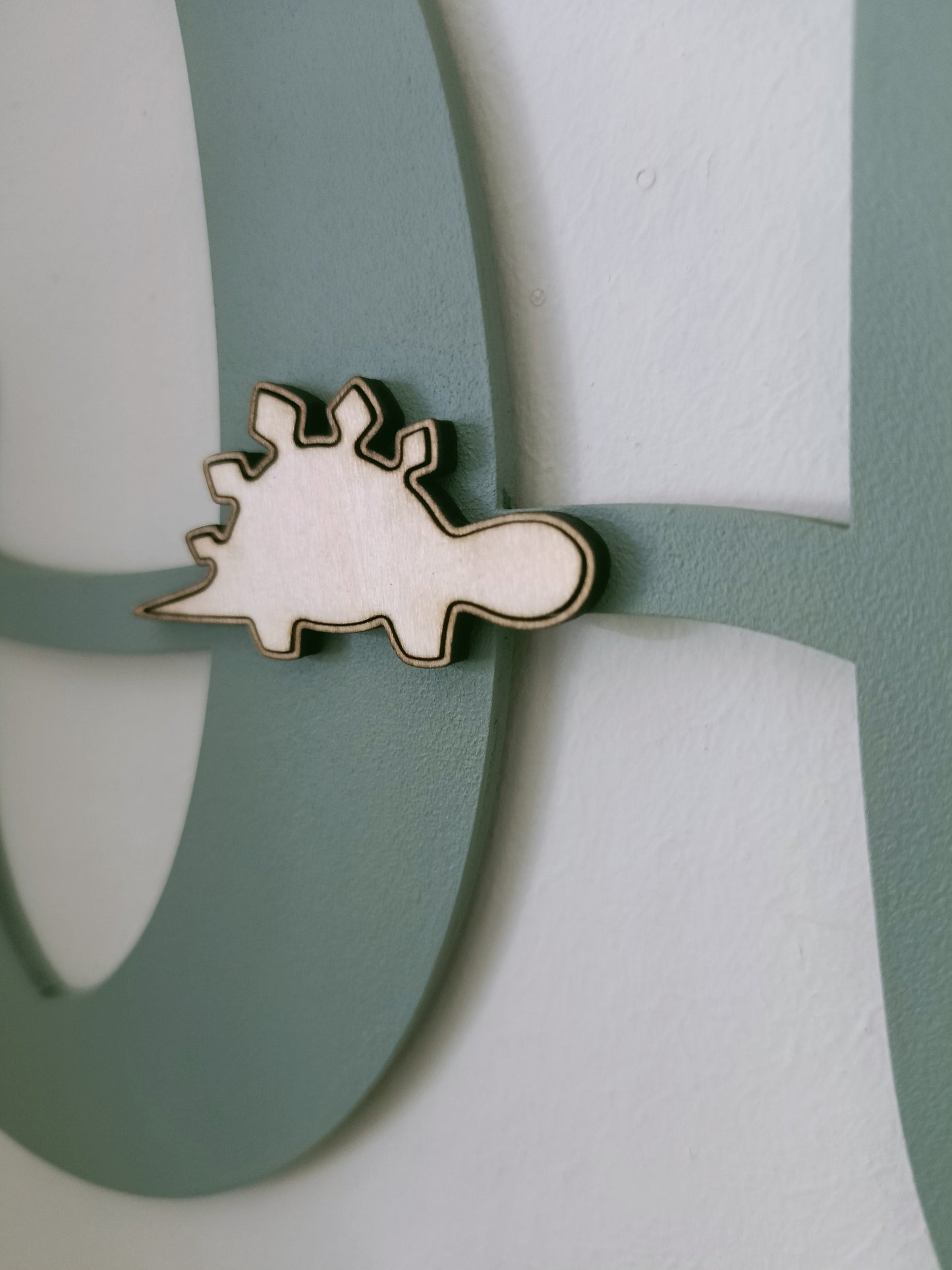 Mini Dinosaur Name Plaque