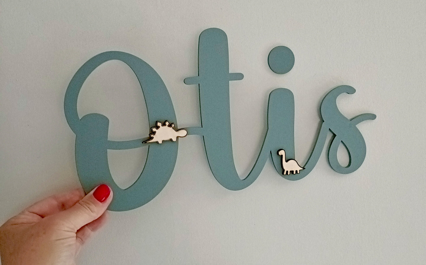 Mini Dinosaur Name Plaque