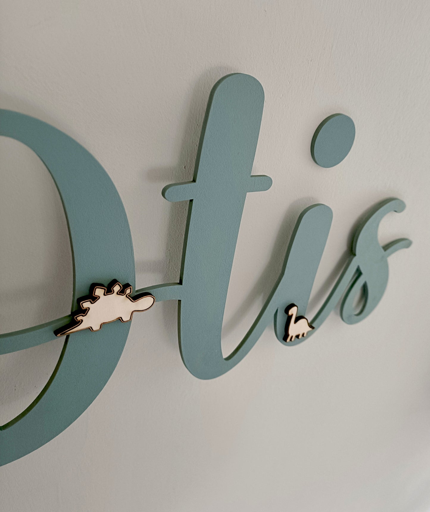 Mini Dinosaur Name Plaque