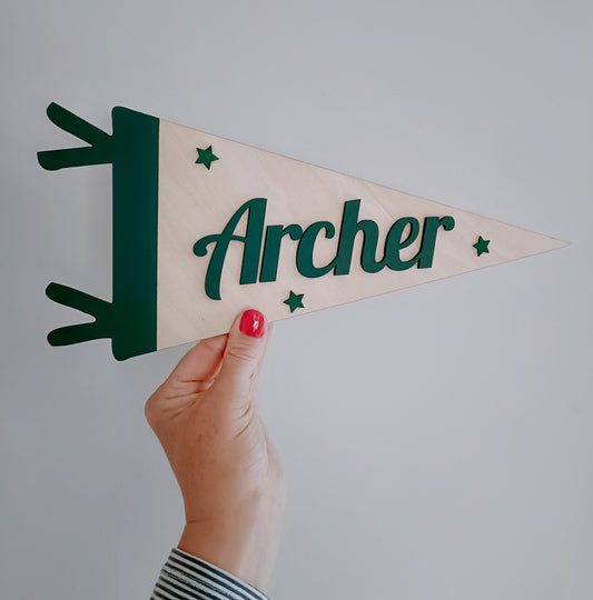 Personalised Pennant Flag