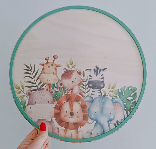 Jungle friends wall plaque