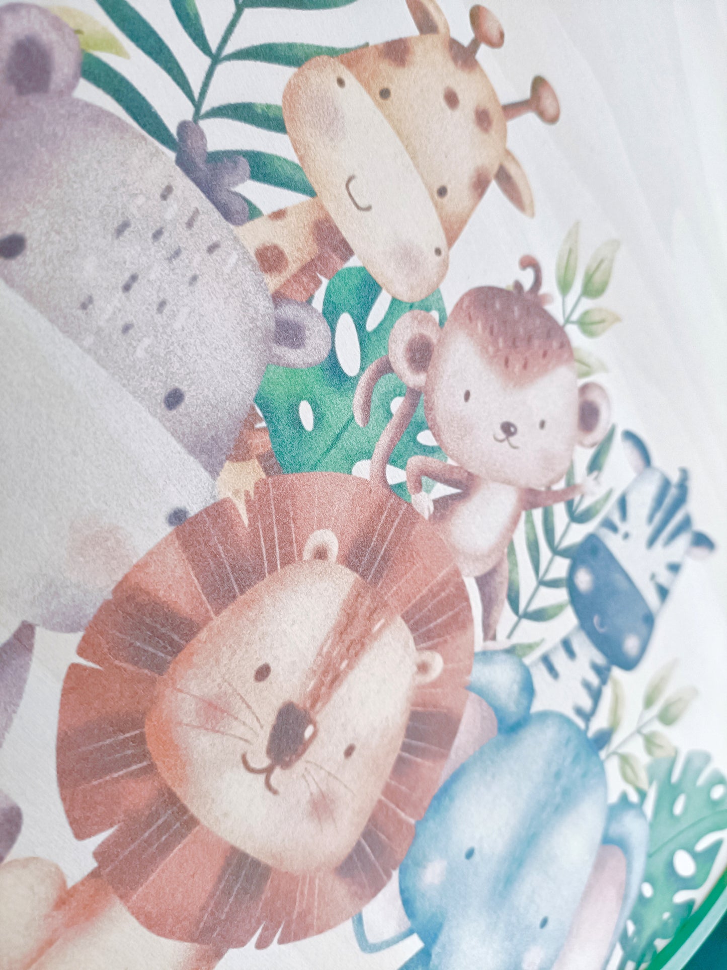 Jungle friends wall plaque