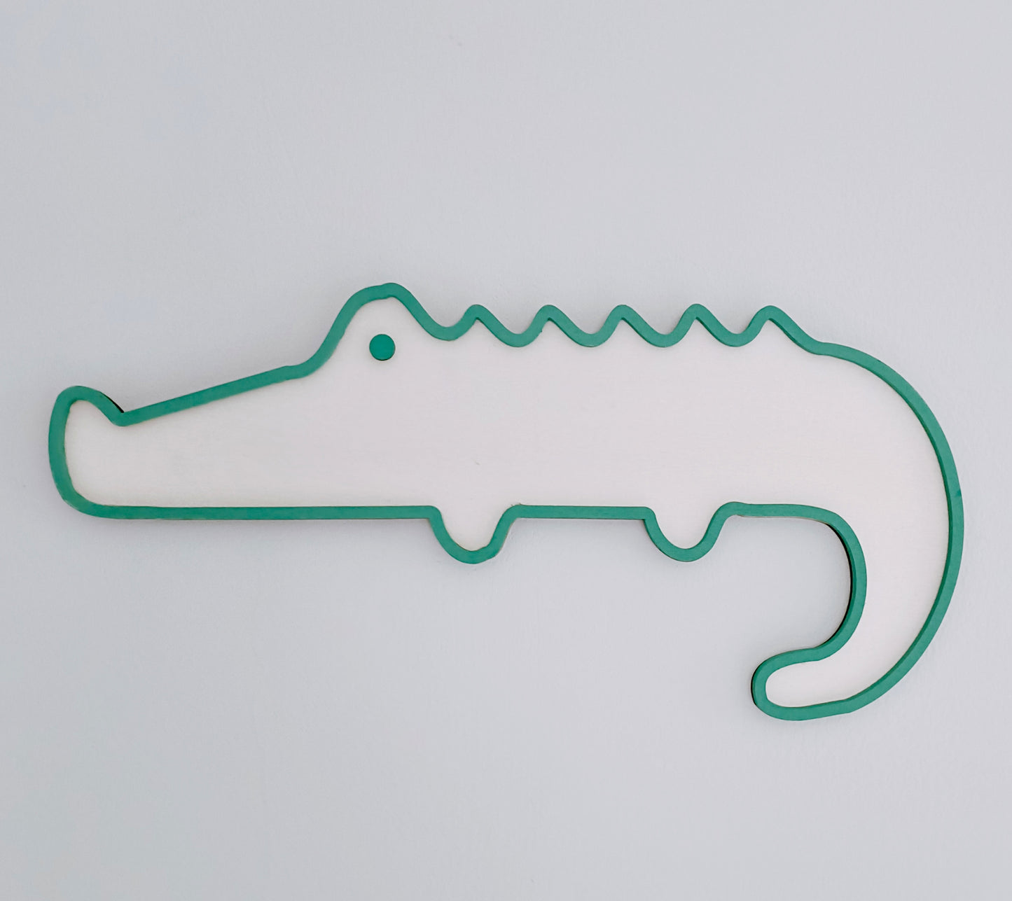Crocodile door plaque