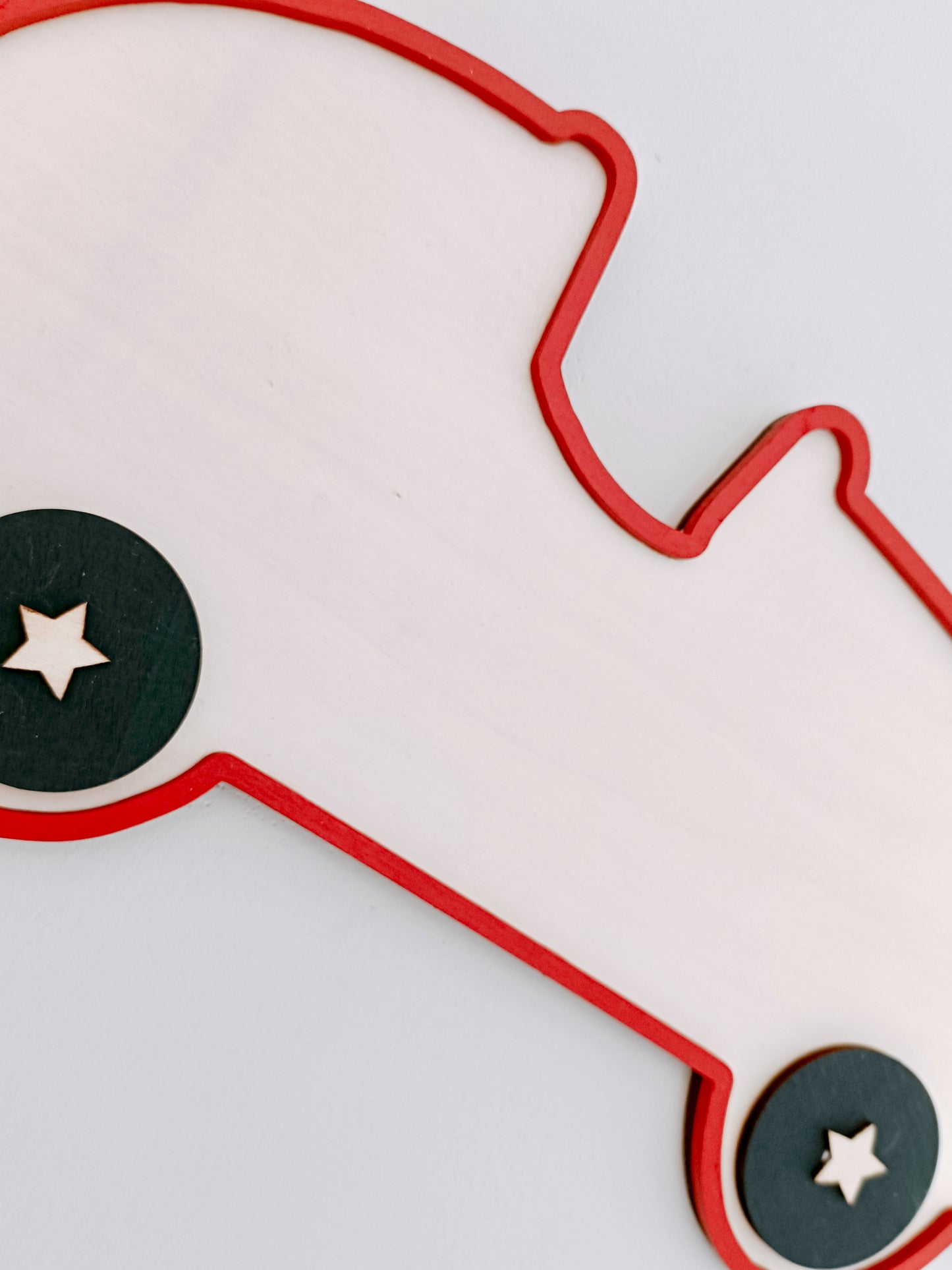 Racing Car Door Plaque