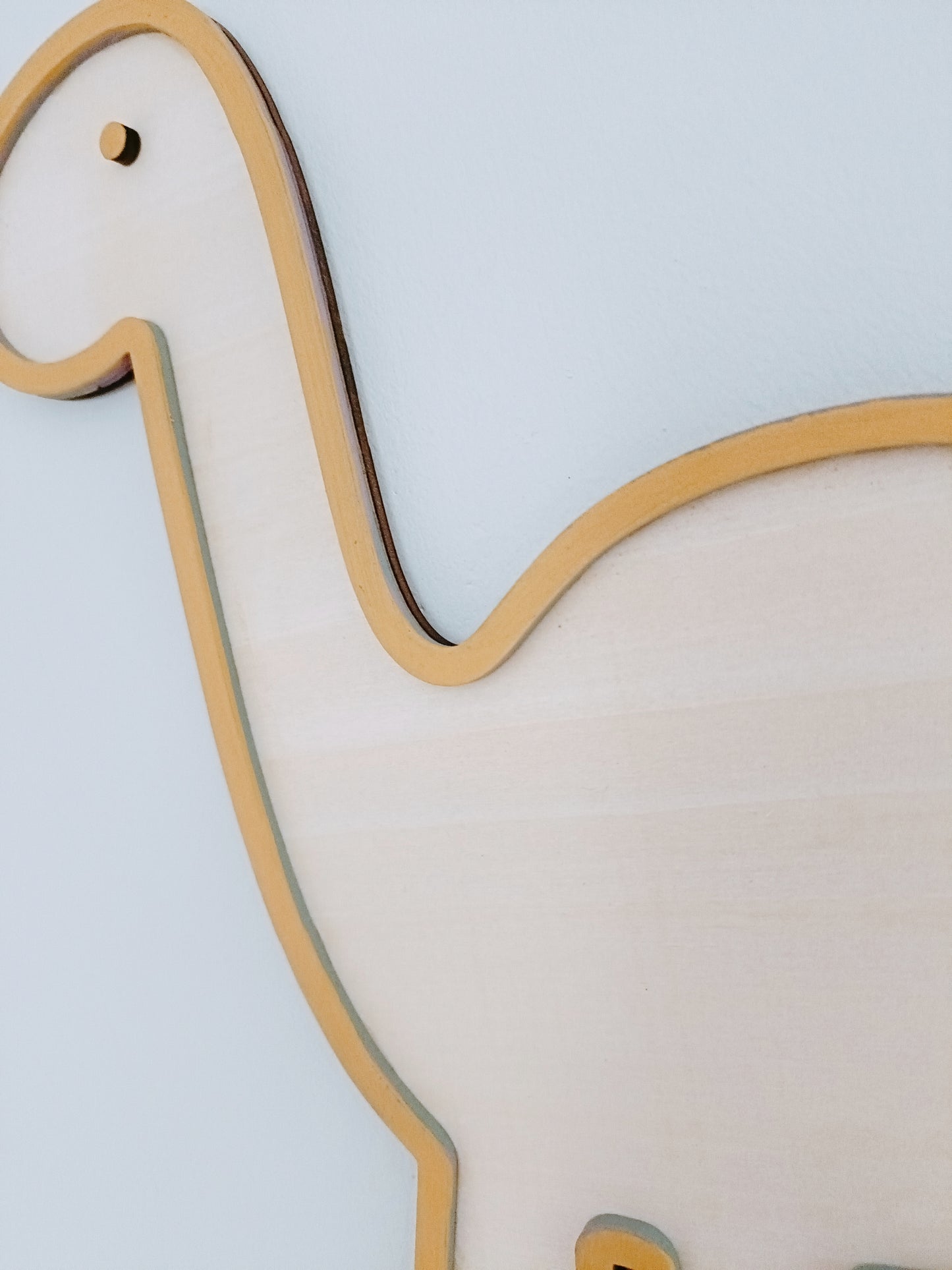 Diplodocus door plaque