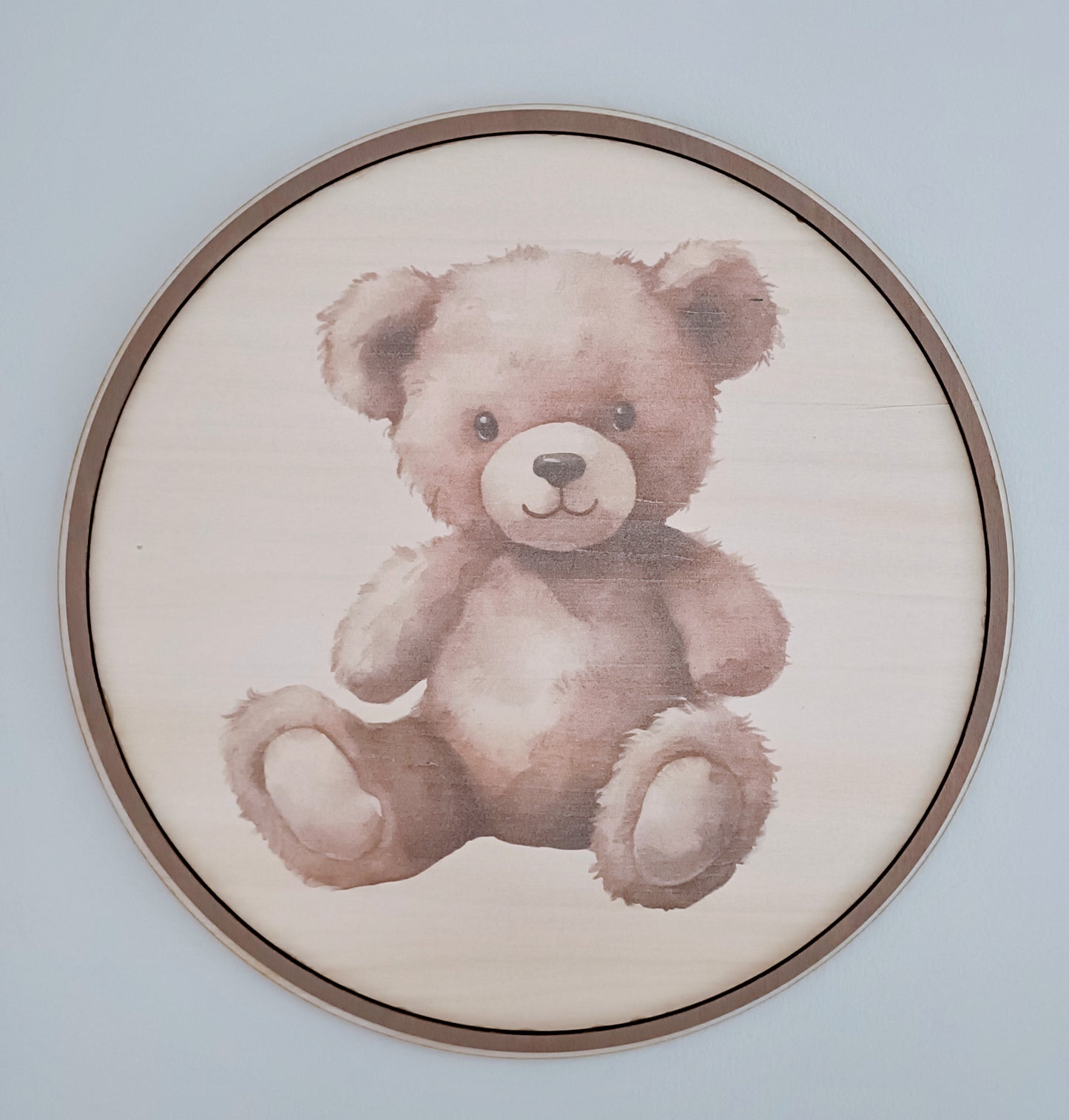 Teddy bear wall plaque