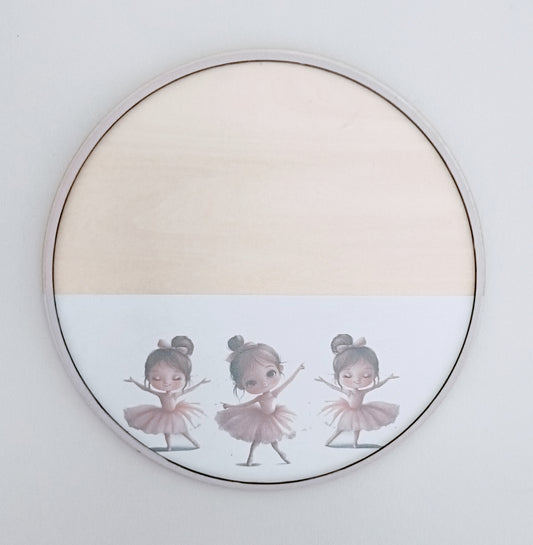 Ballerina wall plaque