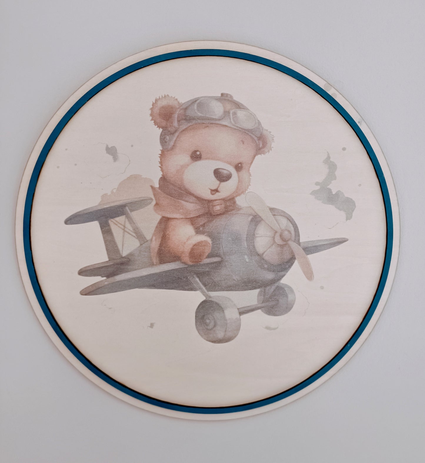 Flying bear wall plaque