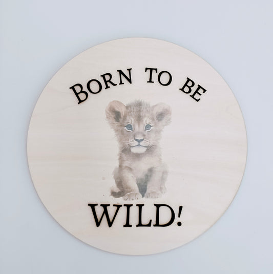 Born to be wild plaque
