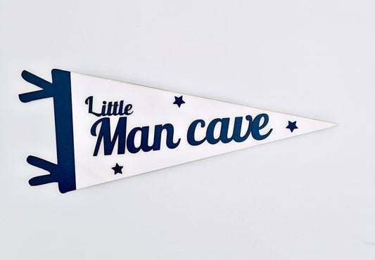 Little Man Cave Pennant Flag