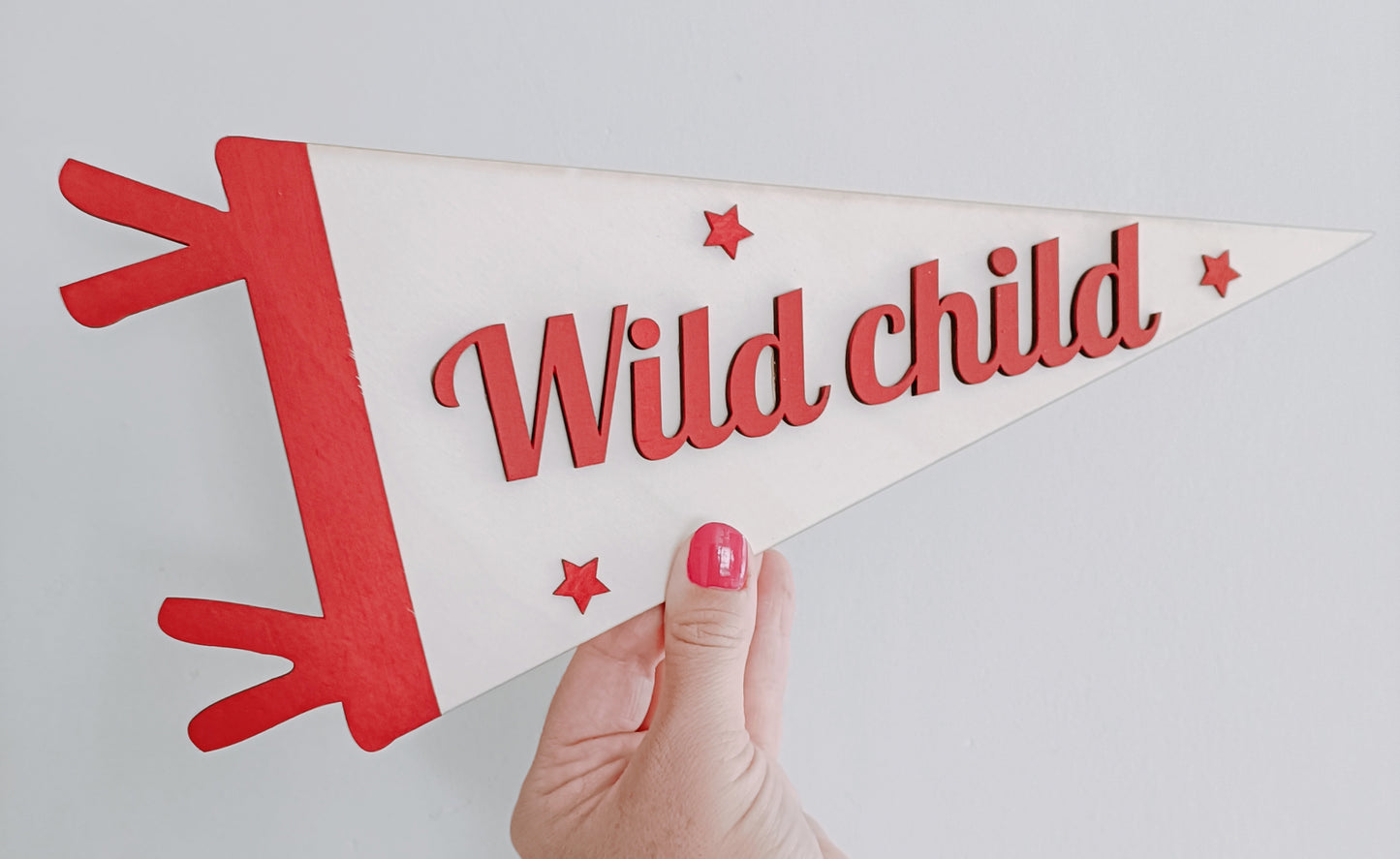 Wild Child Pennant Flag