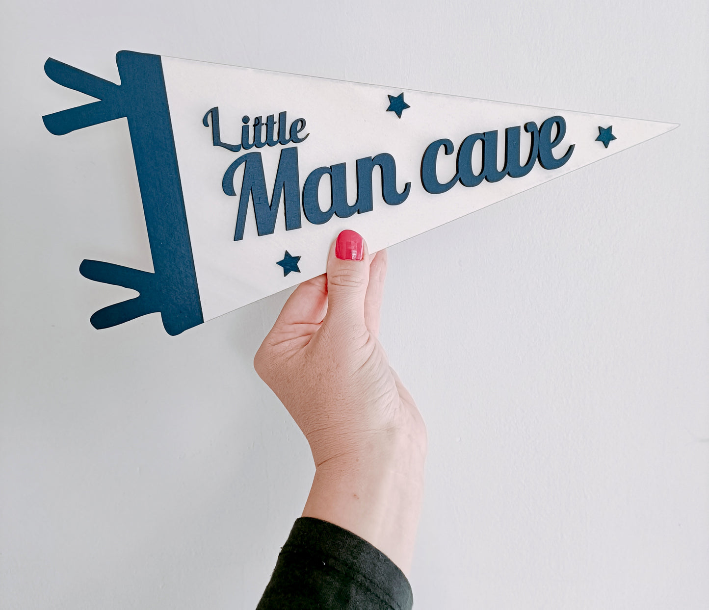 Little Man Cave Pennant Flag