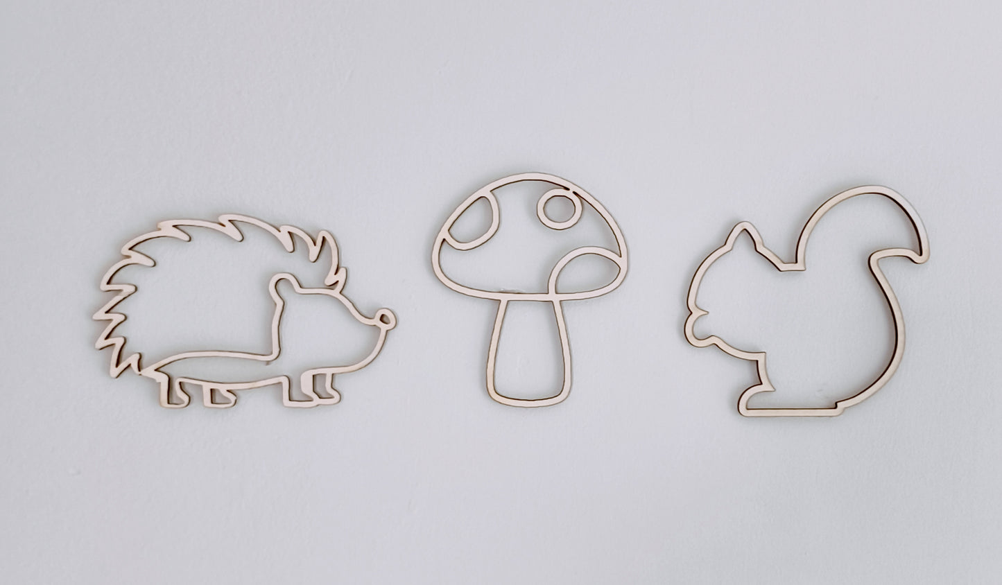 Woodland Animal Wall Decor - pack of 3