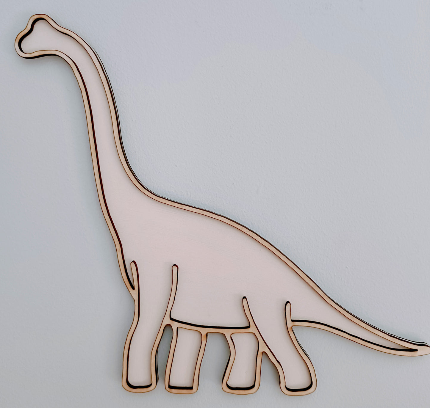 Pink Toned Dinosaur Wall Decor - pack of 3