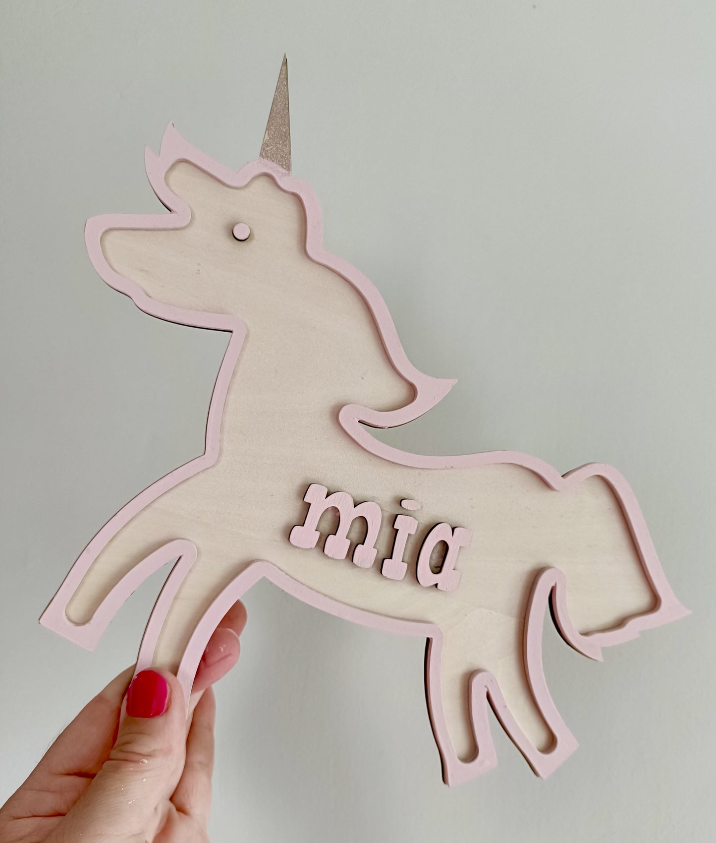 Unicorn Door Plaque