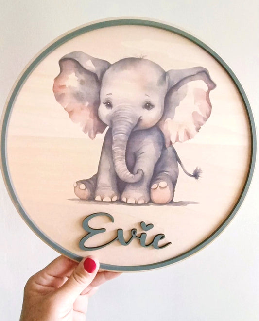 Elephant Wall Plaque
